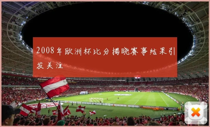 2008年欧洲杯比分揭晓赛事结果引发关注