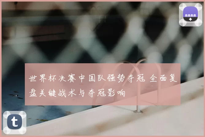 世界杯决赛中国队强势夺冠 全面复盘关键战术与夺冠影响