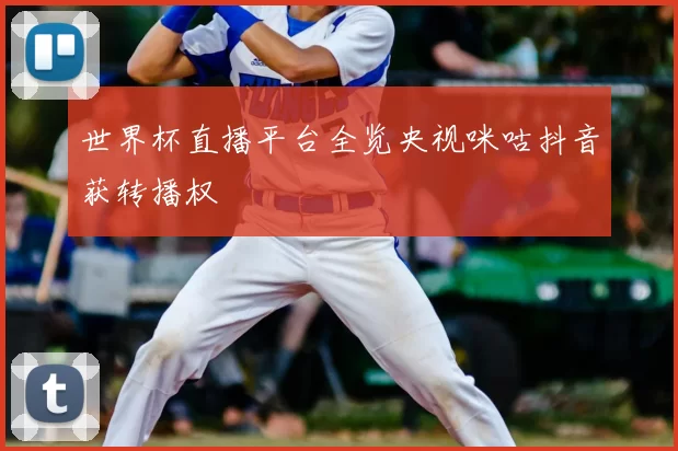 世界杯直播平台全览央视咪咕抖音获转播权